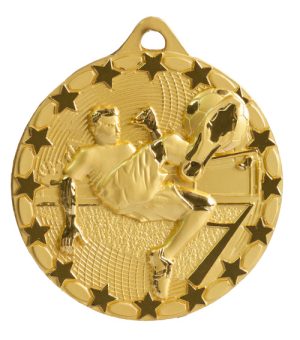 Football Action Medals - 70mm