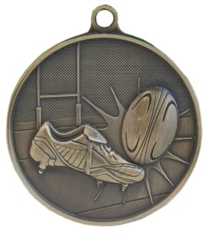 Rugby Antique Medals - 70mm