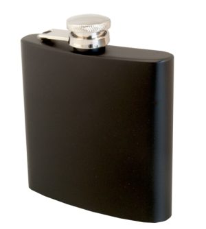 Hip Flask-6oz Black