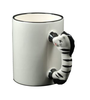 Mug - Zebra Handle