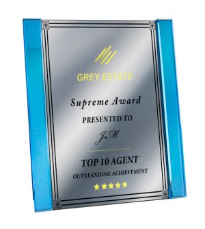 Night Lights  Blue Plaque