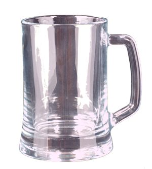 Glass Munich Tankard