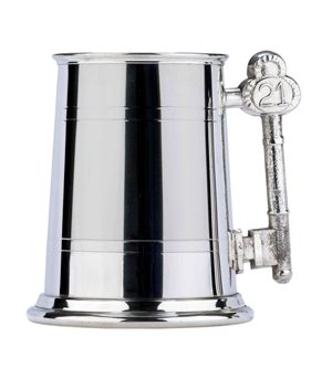 Pewter Tankard 21st - 100MB1