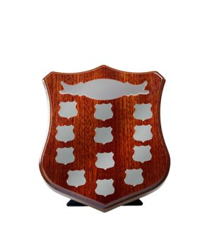 Dark Walnut Shield F7 +12 Side Shields - Silver