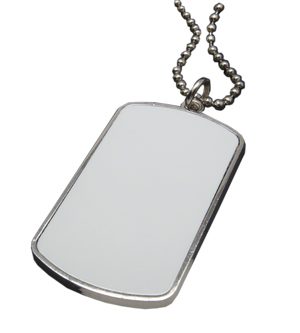 Blank Dog Tag - Colour Printing