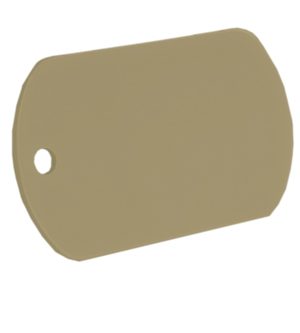 Gold Dog Tag - Colour Print