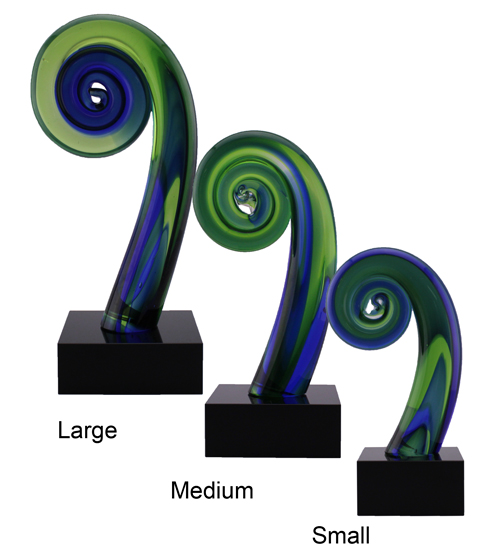 Koru Furl & Black Crystal Base - Image 2