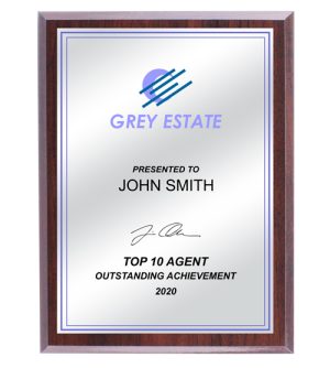 Cherry Plaque - Silver Plate