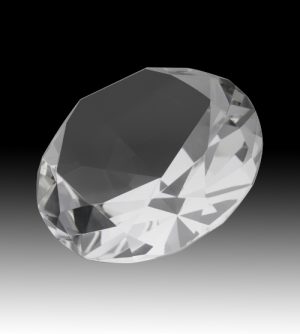 Crystal Diamond Paperweight