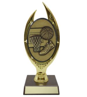 Basketball Gold Oval
