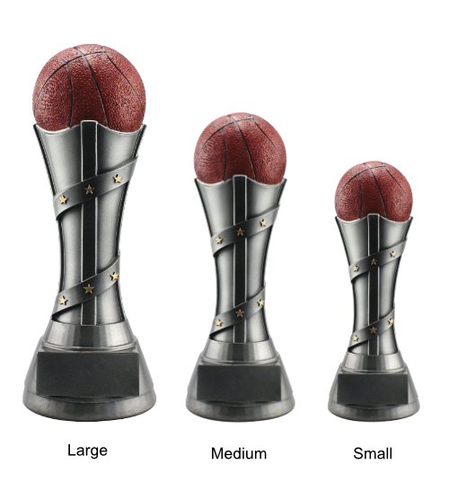 Basketball Pillar Trophy - Image 3
