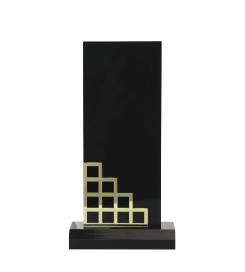 Black Vista Acrylic Block