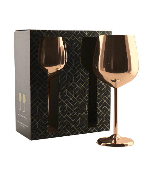 Vino Goblet Set - Copper - Image 2
